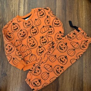 Wonder Nation Toddler Boy Halloween Sweat Set, Size 2T